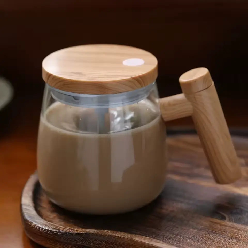 Mug mezclador de vidrio